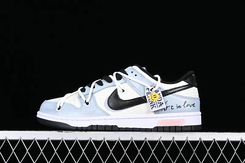 All Categories Nk SB Dunk Series Nk SB Dunk Low Low-top sneakers Customized large box Nk Dunk Low Panda Prank-The Art of Love SB strappy low-top casual sneakers DD1391-100